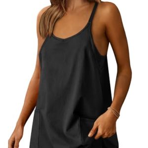 31mD3DzmrtL.jpg Women Athletic Tennis Dress Summer Workout Sports Mini Romper Dress Built in Shapewear Shorts Sundress 2025 Outfits