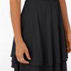 41-1q6U0nVL.jpg Women's Square Neck Summer Party Flowy Ruffle Hem Ruched Waist Mini Dress