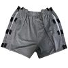 Unisex Hip Knee Surgery Recovery Shorts Men Tear Away Short Pant Breakaway Velcro Snap Shorts Adaptive Clothing Women