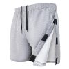 Unisex Hip Knee Surgery Recovery Shorts Men Tear Away Short Pant Breakaway Velcro Snap Shorts Adaptive Clothing Women